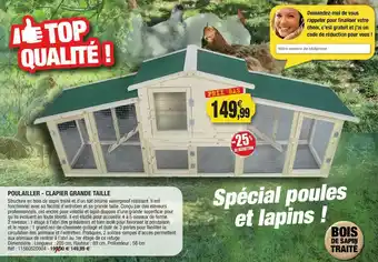 Outiror Poulailler - Clapier Grande Taille offre