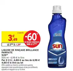 Intermarché Liquide de rinçage brillance parfaite sun offre