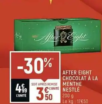 Casino Shop After Eight Chocolat à La Menthe Nestlé offre