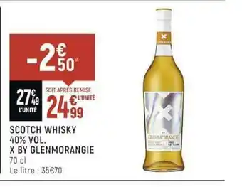 Casino Shop Scotch Whisky 40% Vol. X By Glenmorangie offre