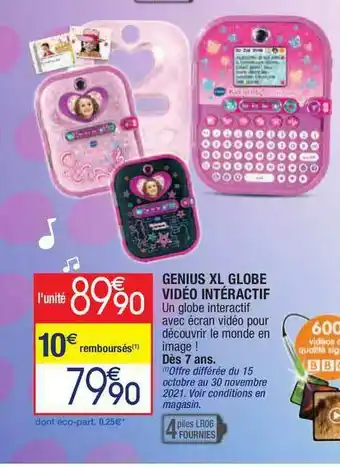 Genius Xl Globe Vidéo Intéractif