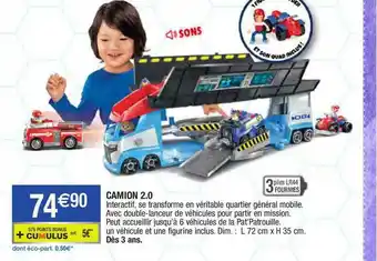 Migros Camion 2.0 offre