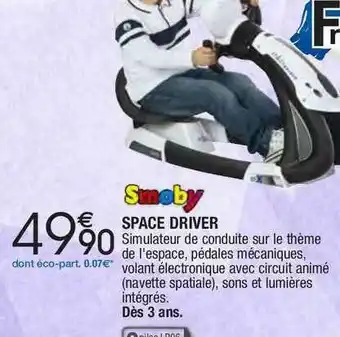 Migros Space Driver Smoby offre