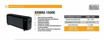Ciffréo Bona Radiateur Mica Bxmra 1500e offre