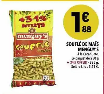 Souflé De Maïs Menguy's
