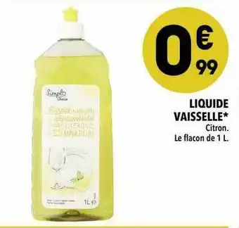 Supeco Liquide Vaisselle offre