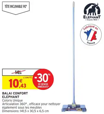 Intermarché Balai confort elephant offre