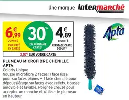 Intermarché Plumeau microfibre chenille apta offre