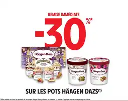 Intermarché Sur les pots häagen dazs offre