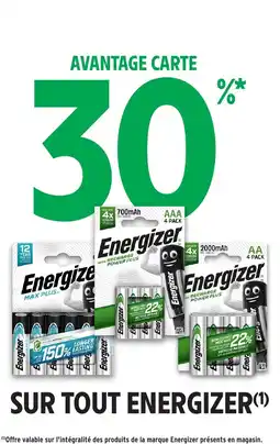 Intermarché Sur tout energizer offre