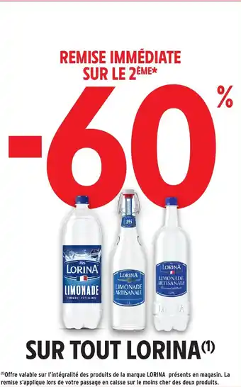 Intermarché Sur tout lorina offre