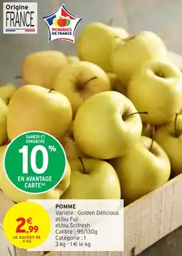 Intermarché Pommes offre