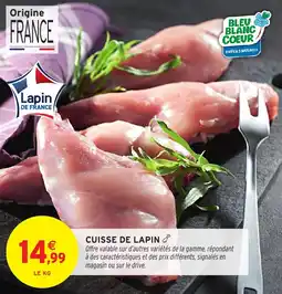 Intermarché Cuisse de lapin offre