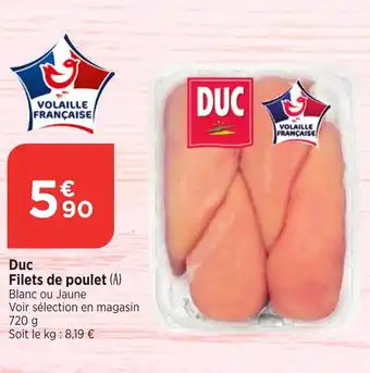 Bi1 DUC Filets de poulet offre