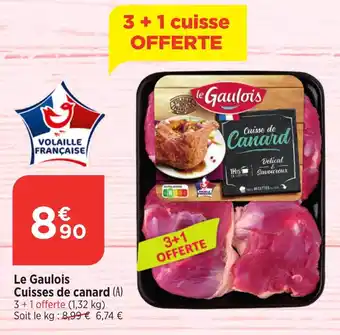 Bi1 LE GAULOIS Cuisses de canard offre