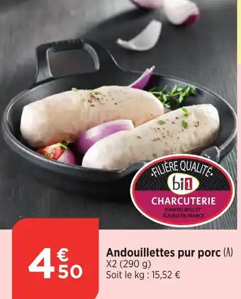 Bi1 Andouillettes pur porc offre