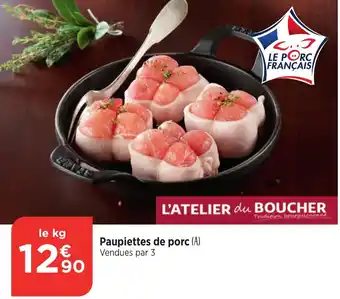 Bi1 Paupiettes de porc offre