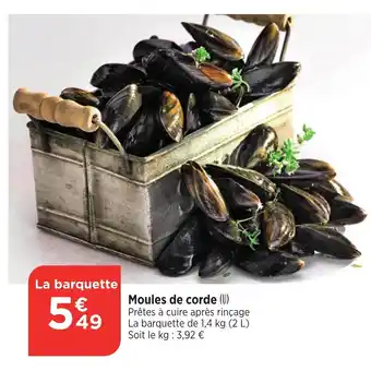 Bi1 Moules de corde offre