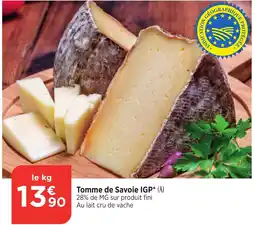 Bi1 Tomme de Savoie IGP offre