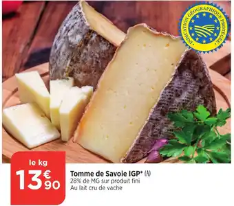 Bi1 Tomme de Savoie IGP offre