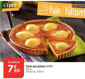 Bi1 Tarte aux poires offre