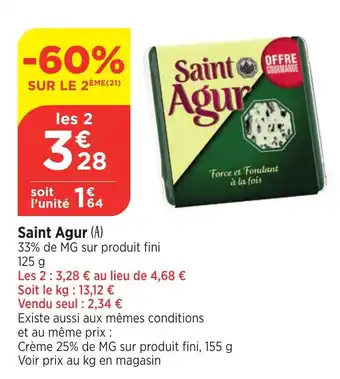 Bi1 SAINT AGUR offre