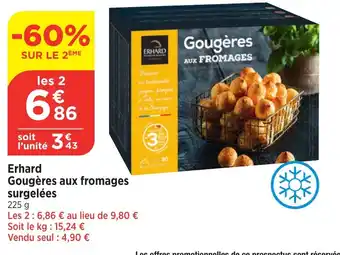 Bi1 ERHARD Gougères aux fromages surgelées offre