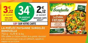 Intermarché La poêlée paysanne surgelée bonduelle offre