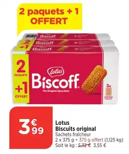 Bi1 LOTUS Biscuits original offre