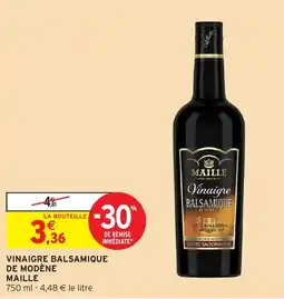 Intermarché Vinaigre balsamique de modène maille offre