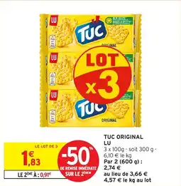 Intermarché Tuc original lu offre