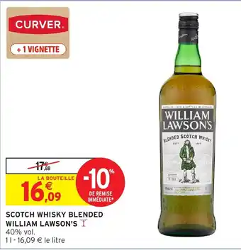 Intermarché Scotch whisky blended william lawson's offre