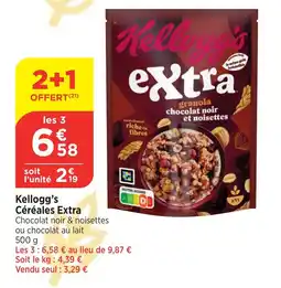 Bi1 KELLOGG'S Céréales Extra offre