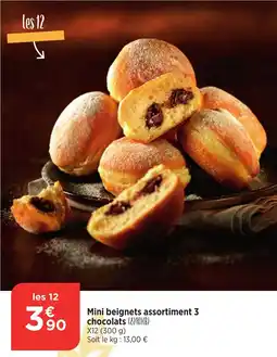 Bi1 Mini beignets assortiment 3 chocolats offre