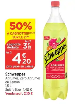 Bi1 SCHWEPPES offre