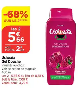 Bi1 USHUAIA Gel Douche offre