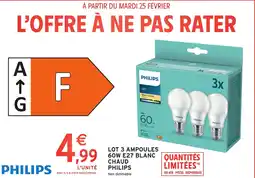 Intermarché Philips chaud blanc offre