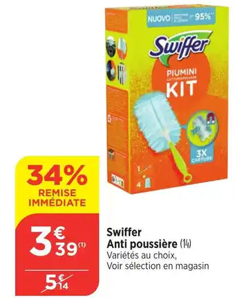 Bi1 SWIFFER Anti poussière offre