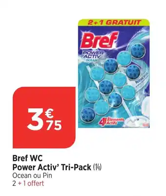 Bi1 Bref WC Power Activ' Tri-Pack offre