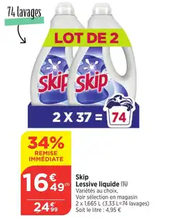 Bi1 SKIP Lessive liquide offre