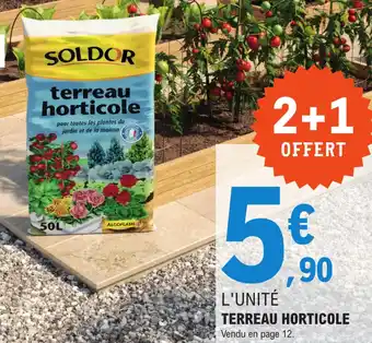 E.Leclerc SOLDOR Terreau horticole offre