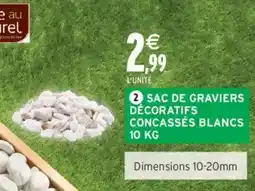 Intermarché Sac de graviers décoratifs concassés blancs offre