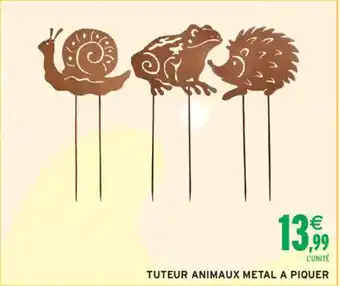 Intermarché Tuteur animaux metal a piquer offre