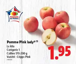 Lidl Pomme Pink lady offre