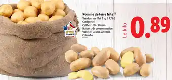 Lidl Pomme de terre frite offre