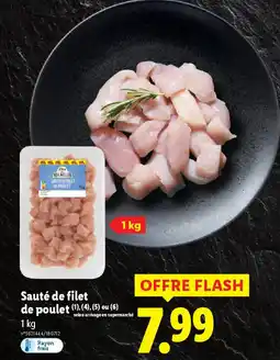 Lidl Sauté de filet de poulet offre