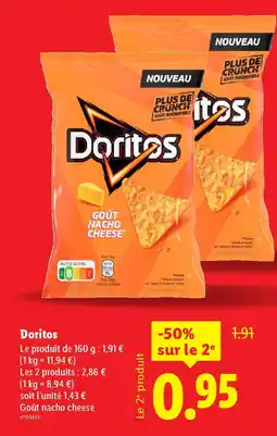 Lidl DORITOS offre