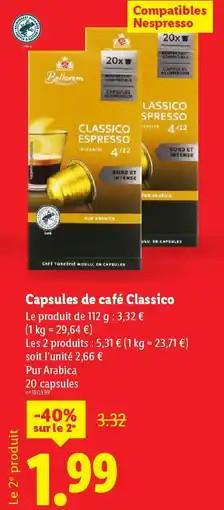 Lidl Compatibles Nespresso offre