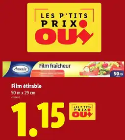 Lidl AROMATA Film fraîcheur offre