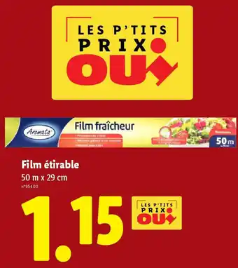 Lidl AROMATA Film fraîcheur offre